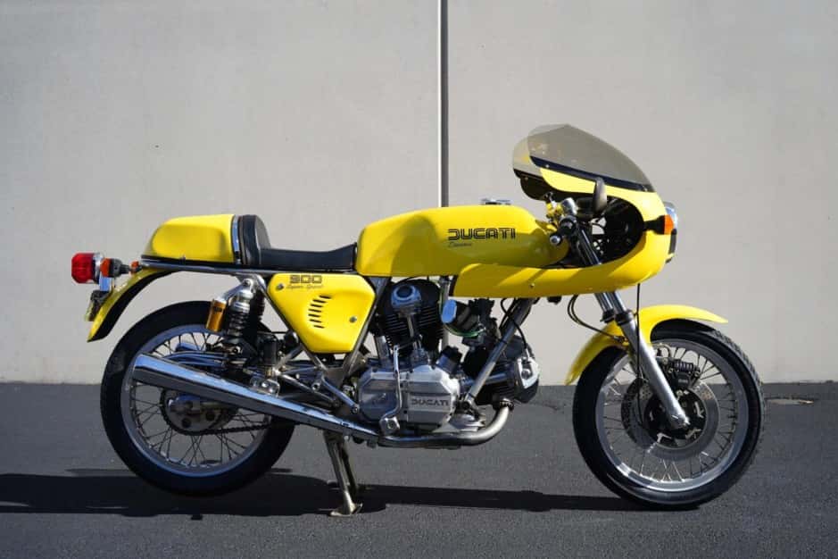1978 Ducati 750 & 900 Super Sport (1973-1982) sold for $27,000