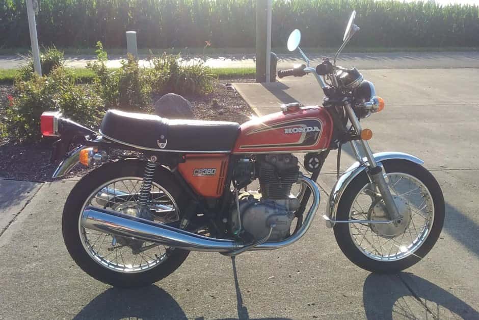 1974 Honda CB360 & CL360 sold for $5,100
