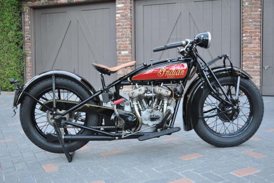 1928 Indian Scout sold for $72,000