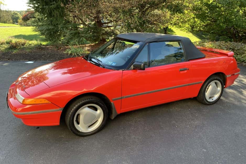 1992 Mercury Capri sold for $9,300