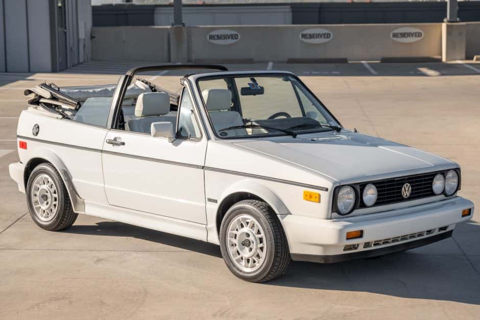 1989 Volkswagen Golf/Rabbit Cabriolet sold for $21,000
