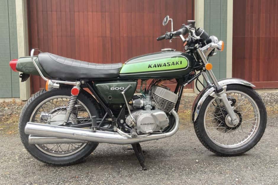 1974 Kawasaki H1 Mach III sold for $10,400