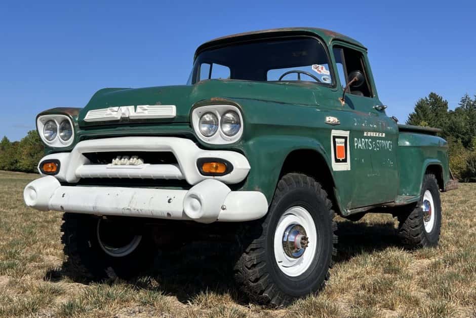 1958 GMC Blue Chip Pickup (1955-1959) sold for $31,750