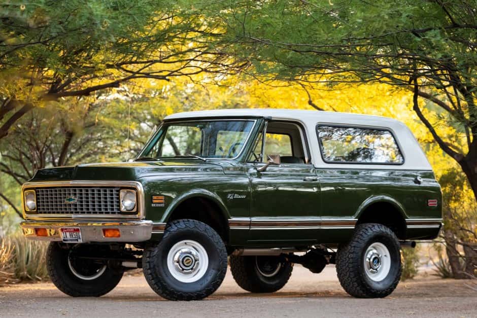 1972 Chevrolet K5 Blazer 1969-1972 sold for $79,500