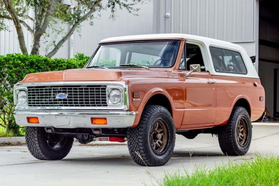 1971 Chevrolet K5 Blazer 1969-1972 sold for $76,000