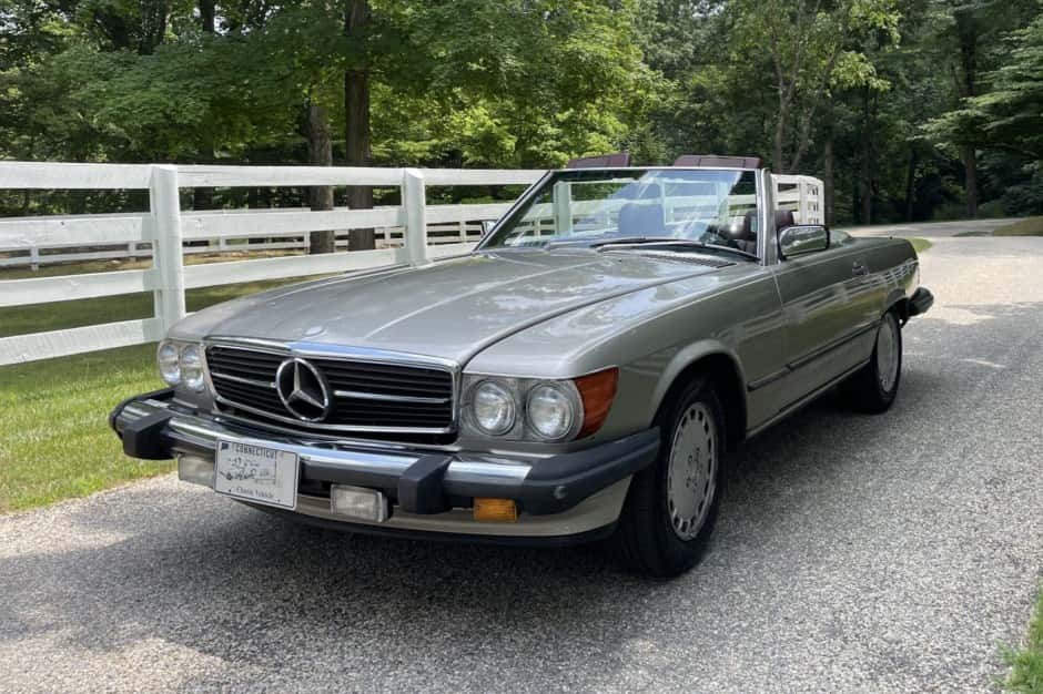 1988 Mercedes-Benz R107 SL sold for $26,750