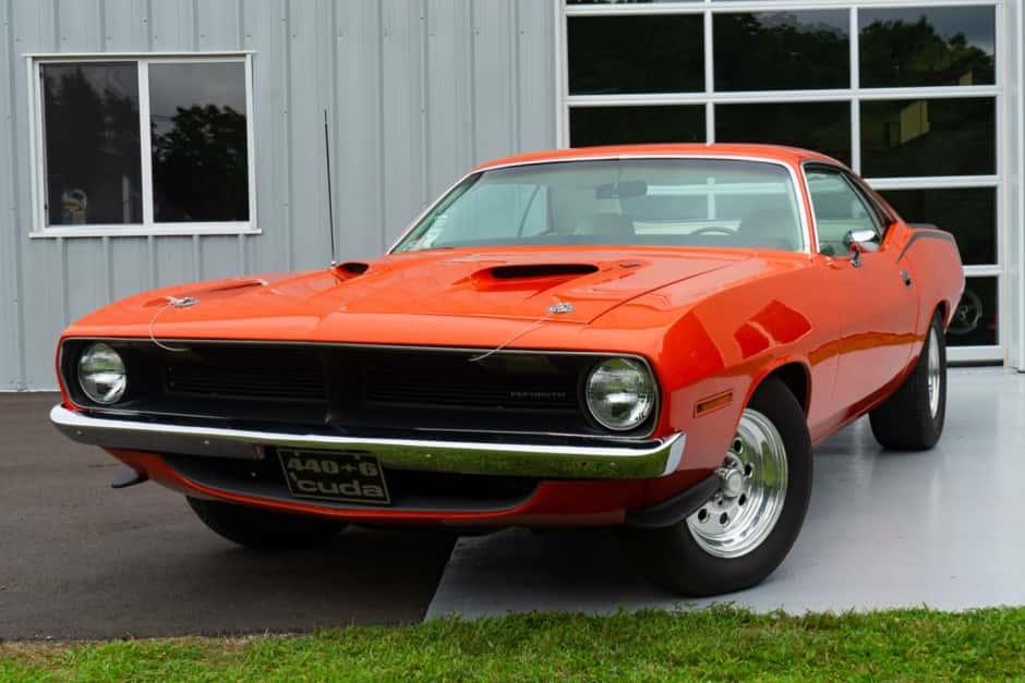 1970 Plymouth Barracuda sold for $36,250