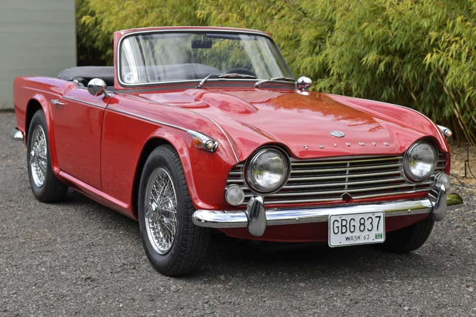1966 Triumph TR4 sold for $38,000