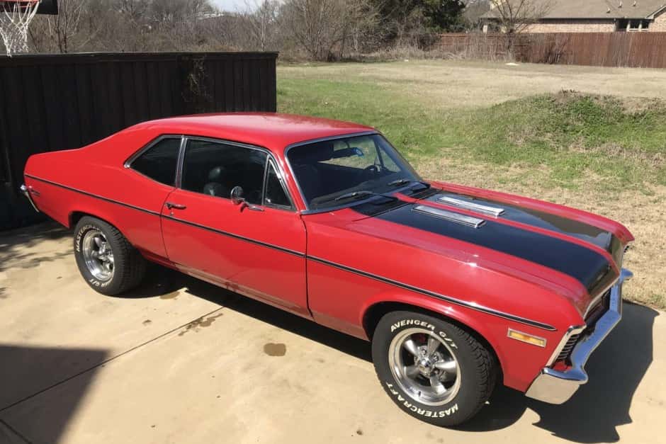 1972 Chevrolet Nova sold for $13,600