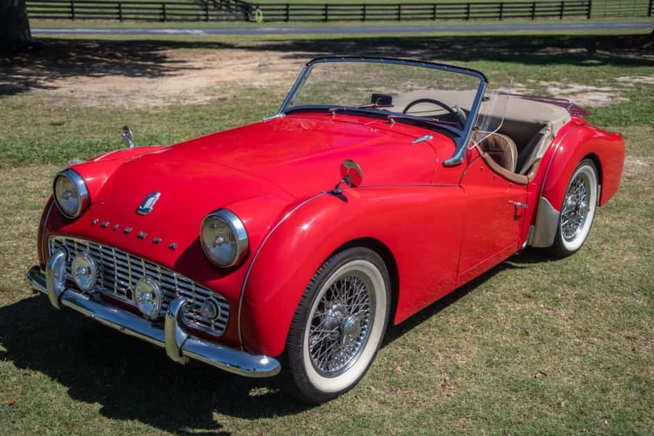 1959 Triumph TR3 sold for $25,000