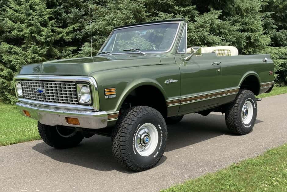 1972 Chevrolet K5 Blazer 1969-1972 sold for $110,000