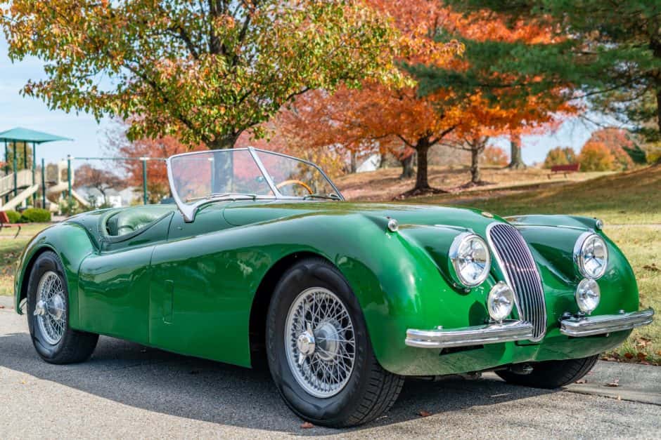 1954 Jaguar XK120 sold for $66,000