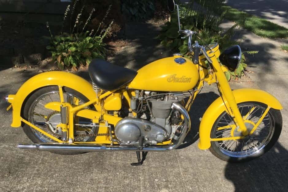 1949 Indian Scout sold for $9,500