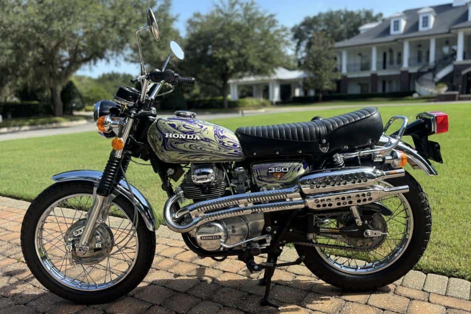 1972 Honda CB350 & CL350 sold for $13,150