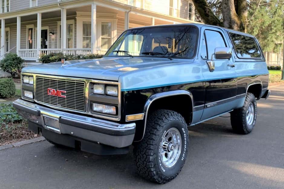 1990 GMC Jimmy (1973-1991) sold for $32,000