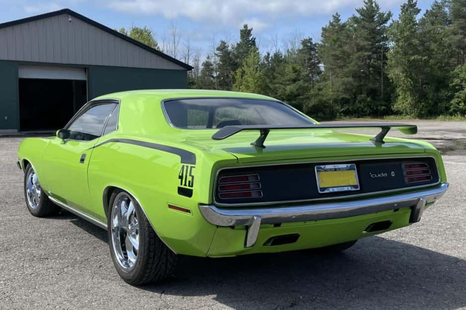 1970 Plymouth Barracuda sold for $62,500