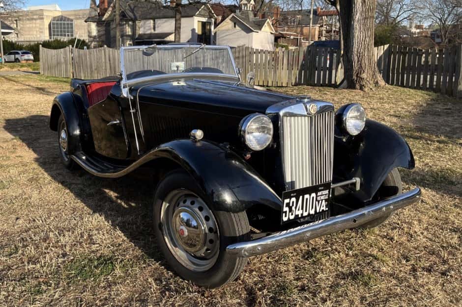 1953 MG TD sold for $14,500