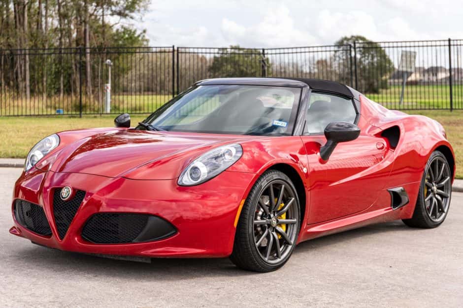 2015 Alfa Romeo 4C sold for $55,500