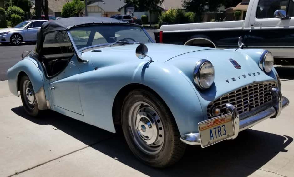 1959 Triumph TR3 sold for $16,250