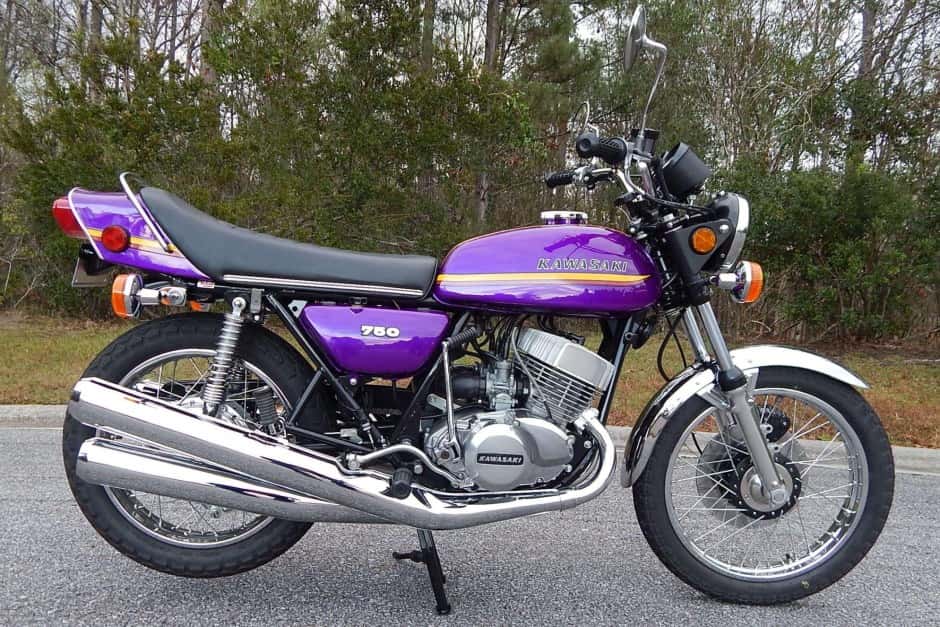 1973 Kawasaki H2 Mach IV sold for $40,000