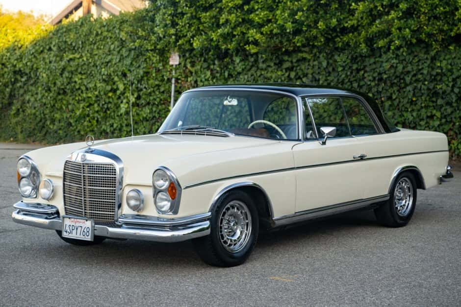 1966 Mercedes-Benz W111 Coupe & Cabriolet sold for $42,000