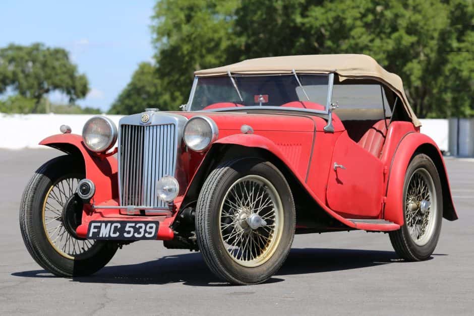 1937 MG TA sold for $15,500