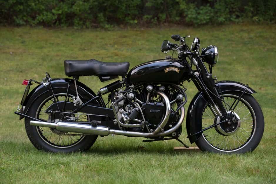 1954 Vincent Black Shadow sold for $110,000