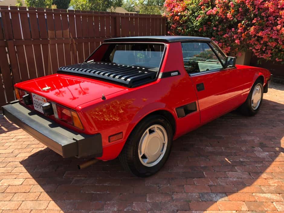 1986 Fiat X1/9 sold for $9,800