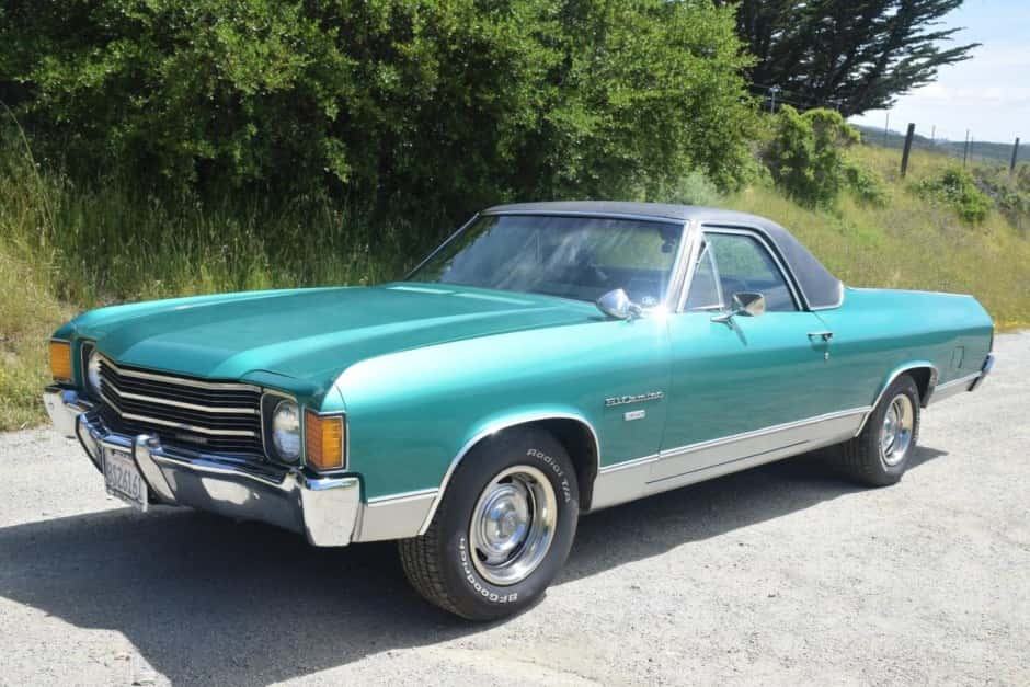 1972 Chevrolet El Camino sold for $10,772