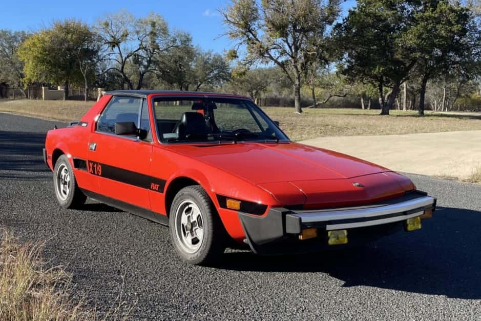1982 Fiat X1/9 sold for $8,600