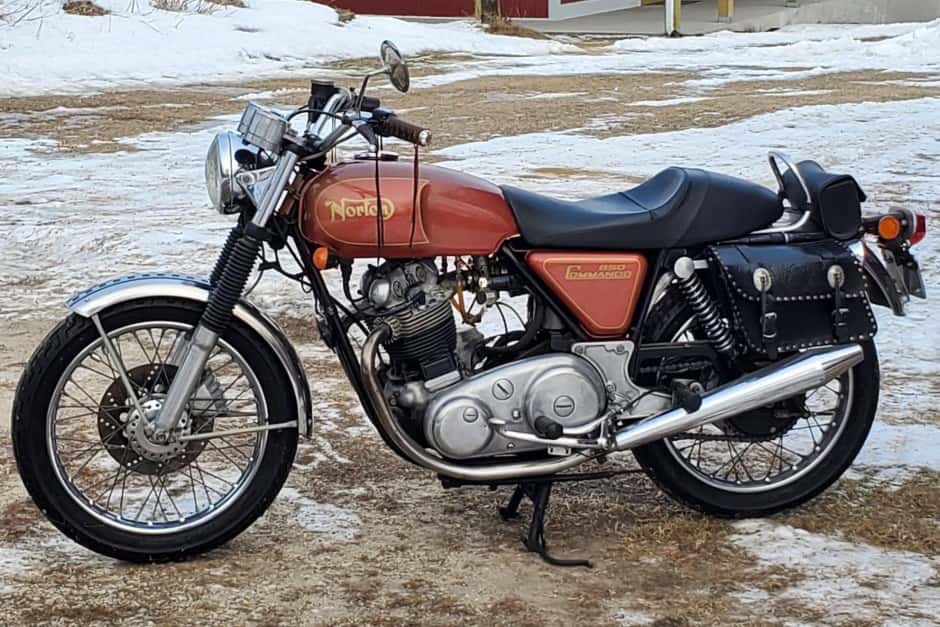 1974 Norton Commando sold for $8,300