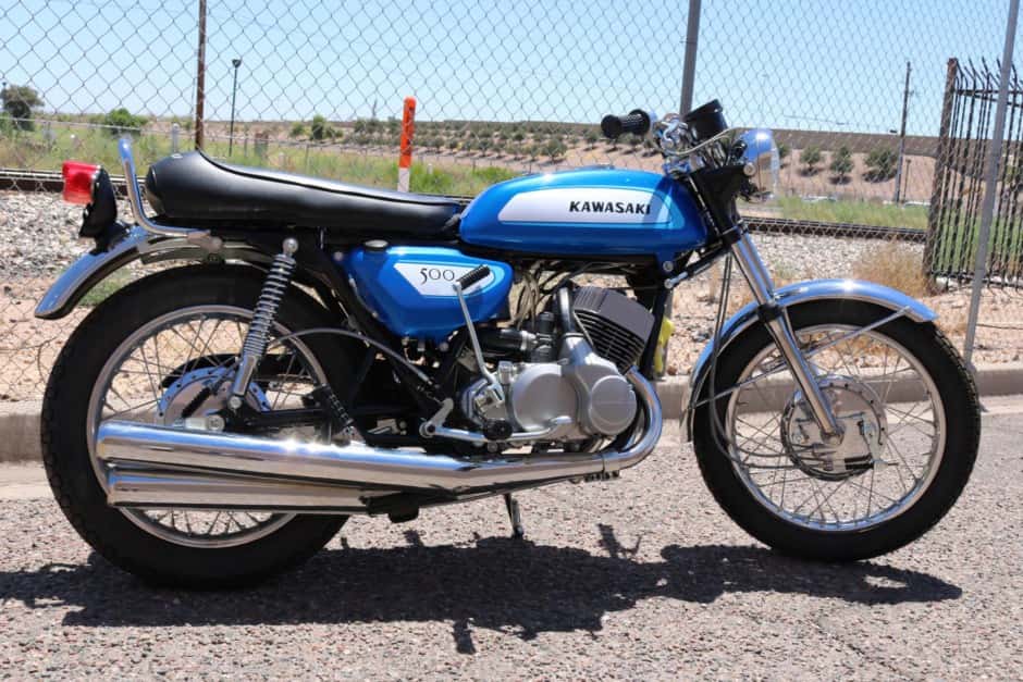 1971 Kawasaki H1 Mach III sold for $8,600