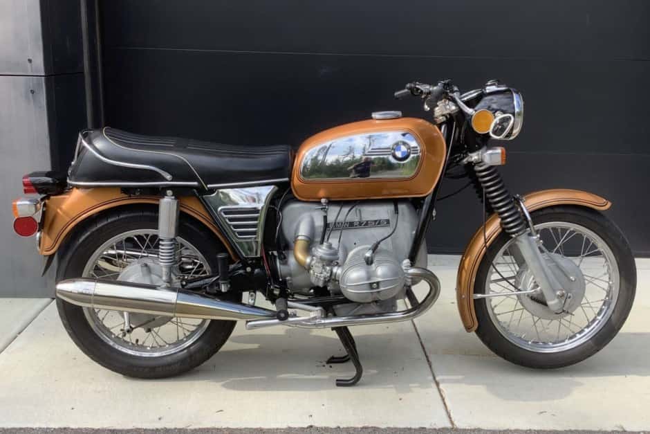 1973 BMW Motorcycles sold for $9,500