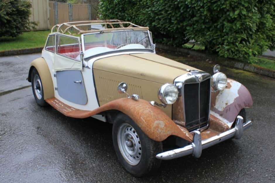 1953 MG TD sold for $2,499