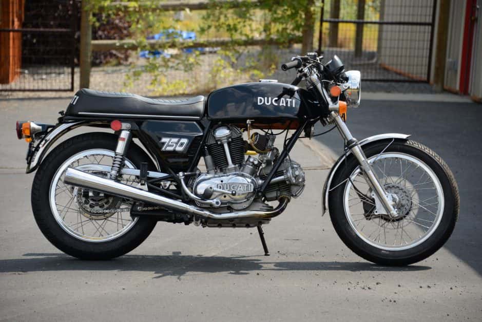 1973 Ducati 750GT sold for $18,200
