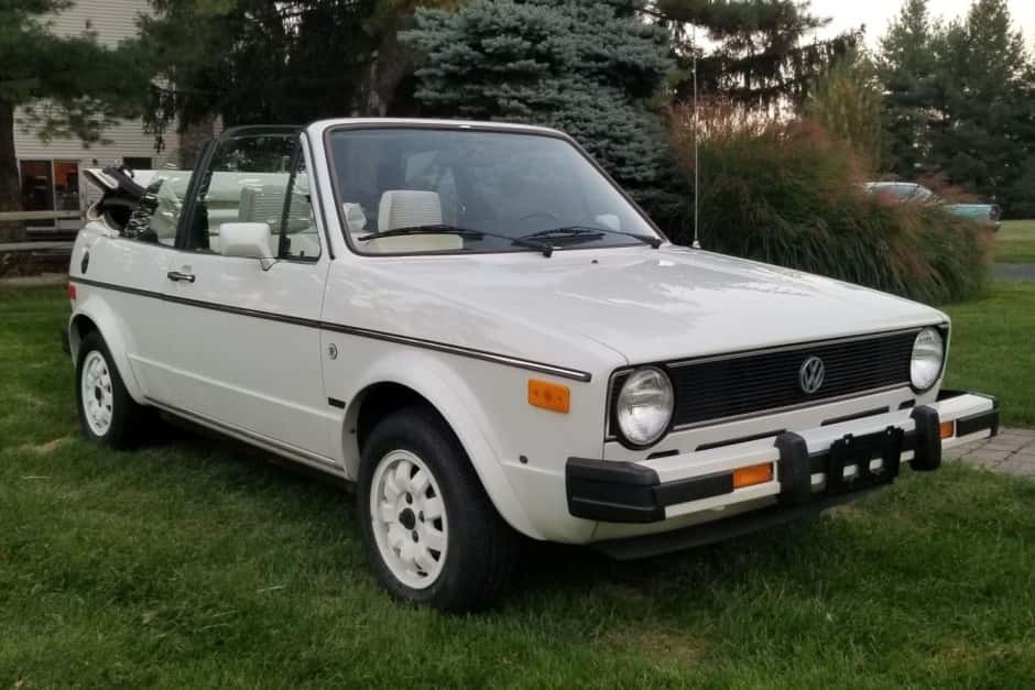 1984 Volkswagen Golf/Rabbit Cabriolet sold for $13,500