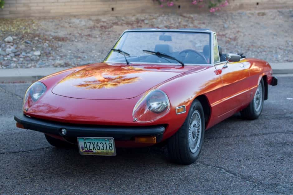 1977 Alfa Romeo 105/115 Spider Series 2 sold for $7,377