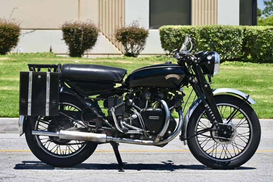 1955 Vincent Black Shadow sold for $75,000