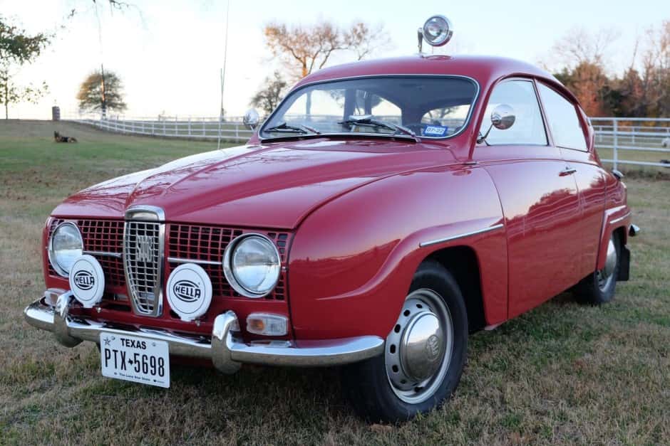 1966 Saab 96 sold for $24,200