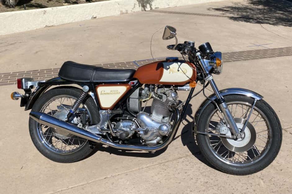 1973 Norton Commando sold for $8,050