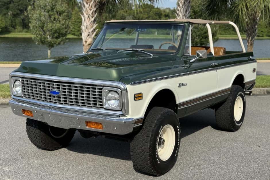 1971 Chevrolet K5 Blazer 1969-1972 sold for $95,000