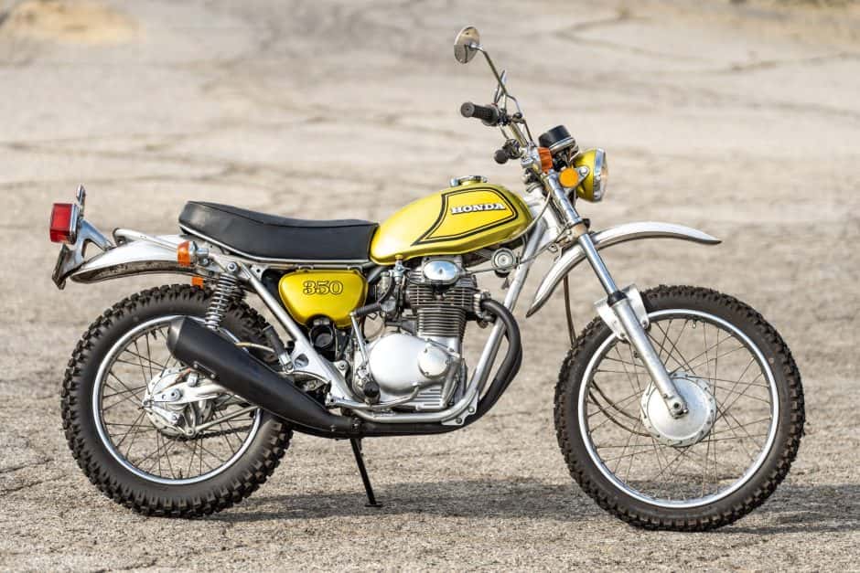 1972 Honda SL Motosport sold for $7,600