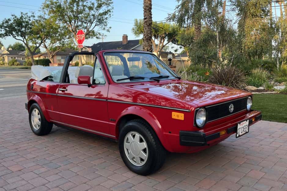 1987 Volkswagen Golf/Rabbit Cabriolet sold for $15,000