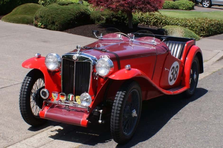 1938 MG TA sold for $20,250