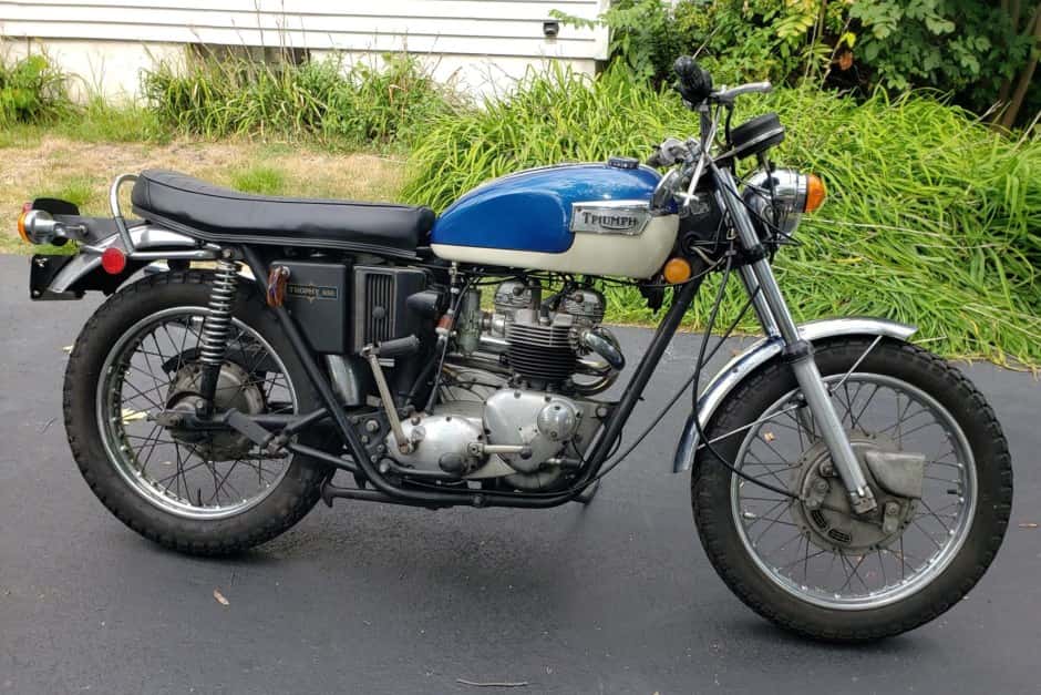 1972 Triumph Trophy sold for $3,450