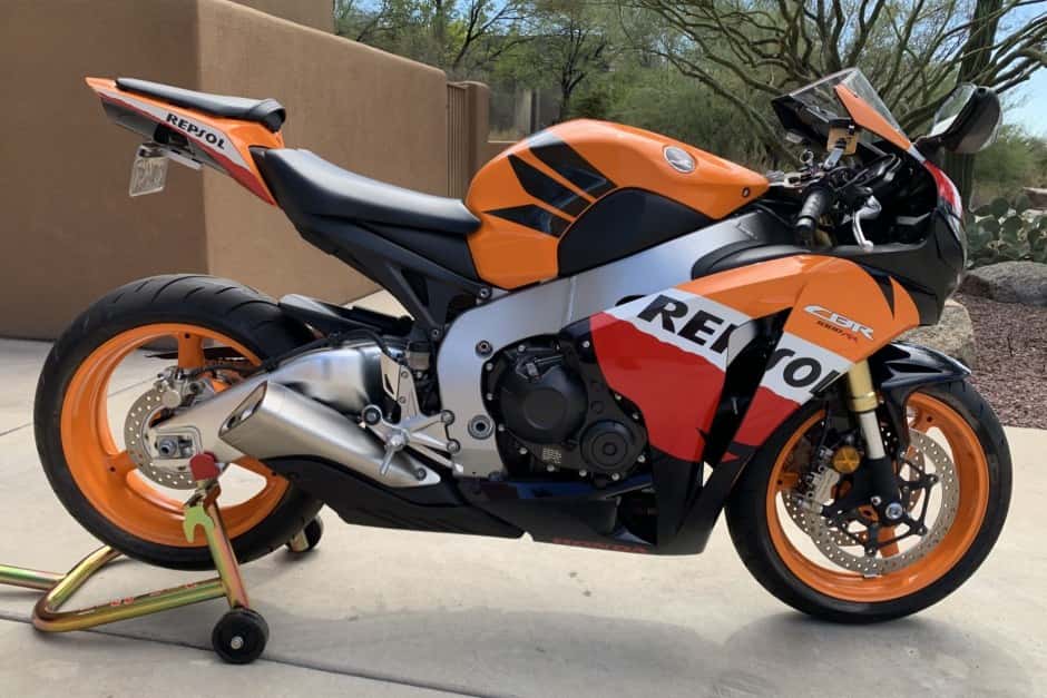 2011 Honda CBR sold for $16,500
