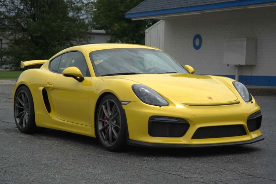 2016 Porsche Cayman GT4 sold for $95,500