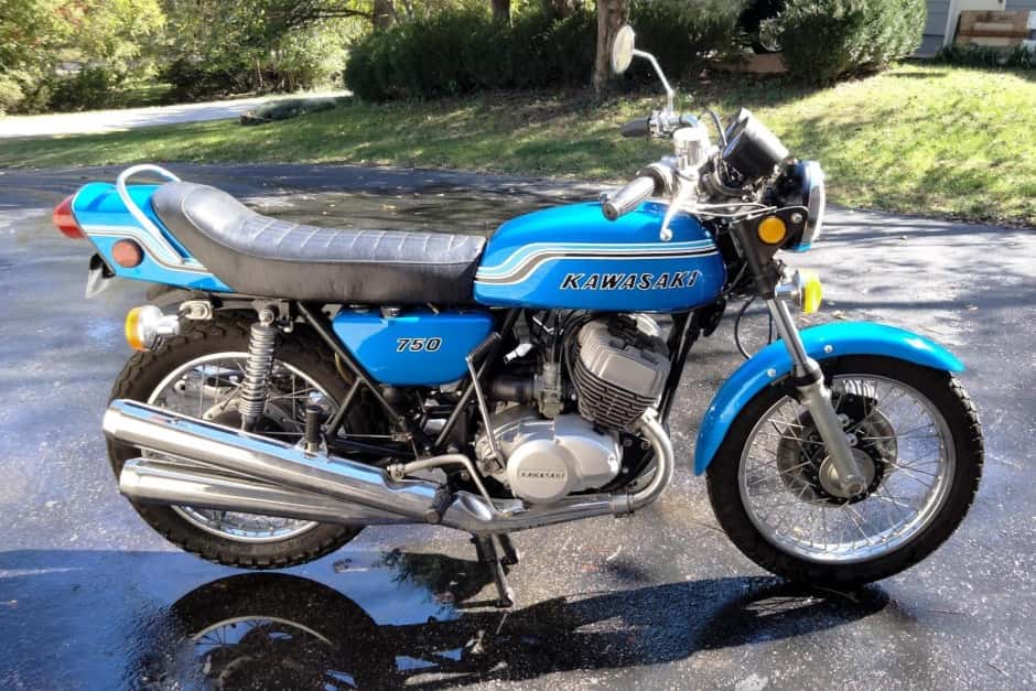 1972 Kawasaki H2 Mach IV sold for $13,250