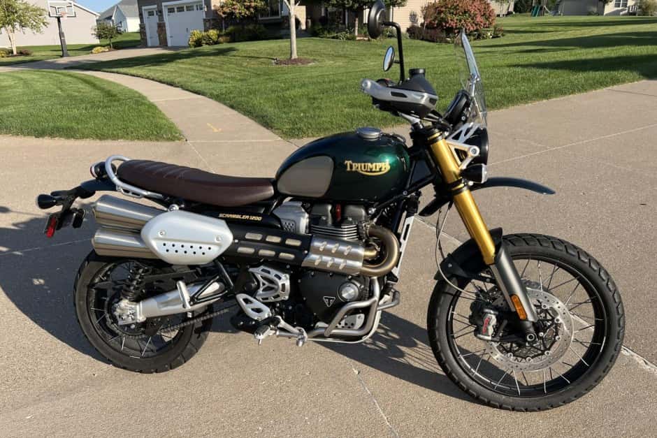 2022 Triumph Scrambler sold for $13,000