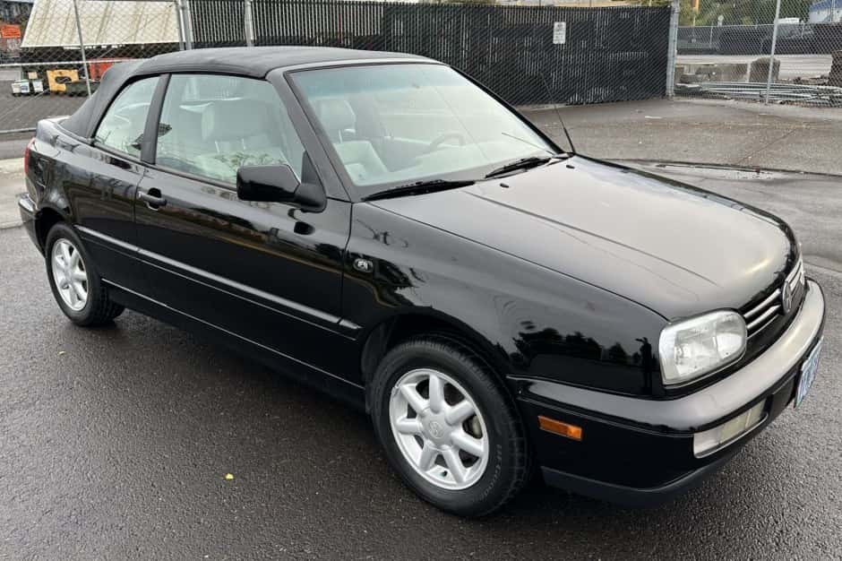 1996 Volkswagen Golf/Rabbit Cabriolet sold for $8,414